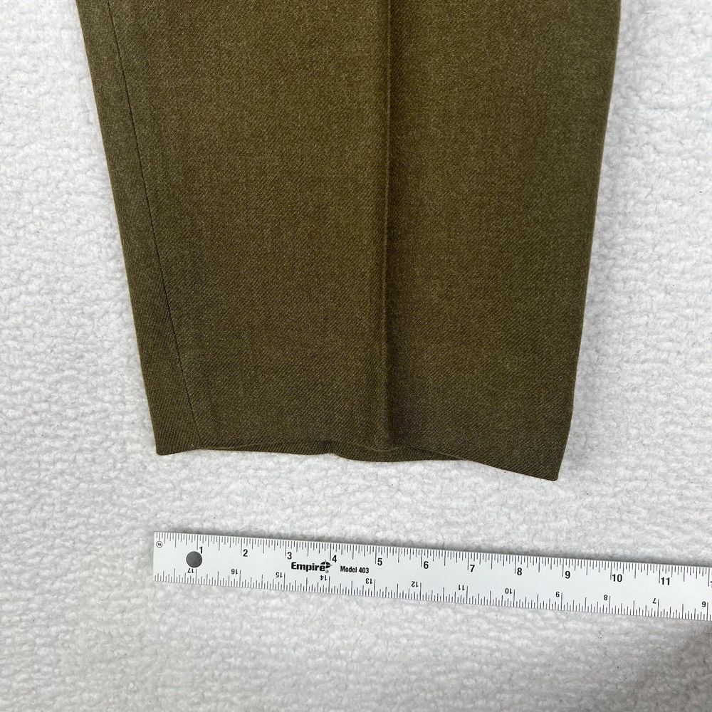 Vintage Military Pants Mens 39x27.5‎ Green Wool 1968 Trousers Australia Army - Picture 11 of 13